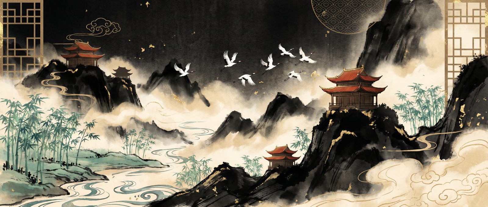 17C东方意境馆·水墨山水意境，来自www.6wakjy.cn